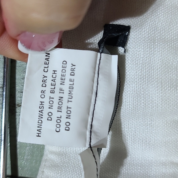 Script 100% linen capris - Picture 7 of 7